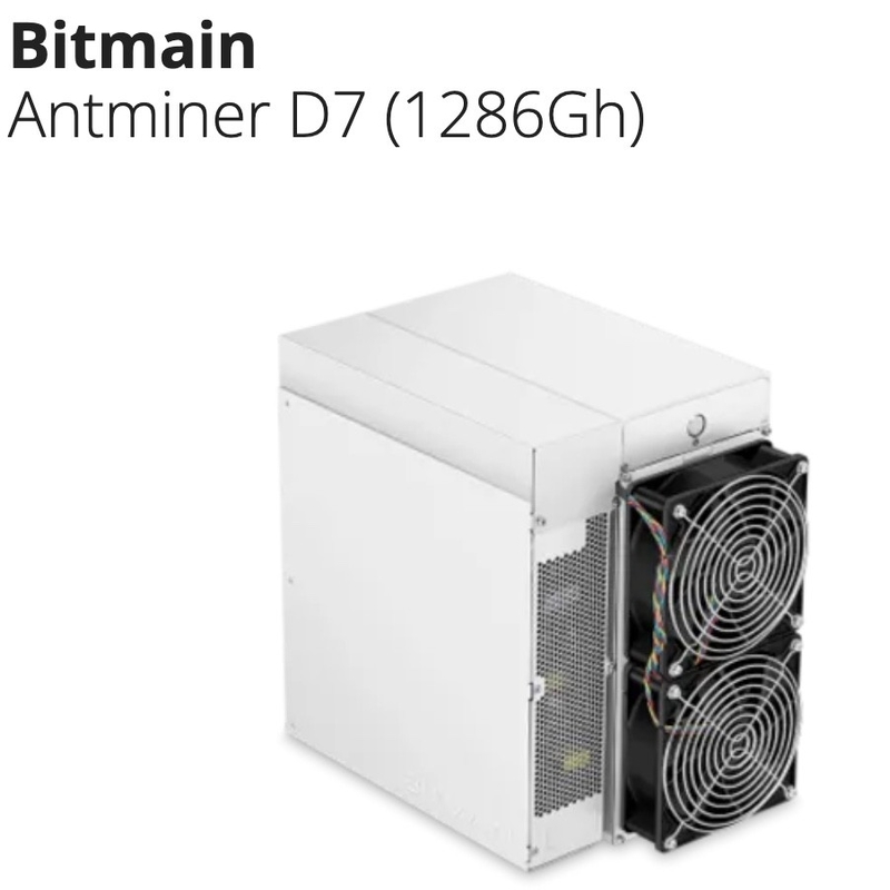 Bitmain Antminer D7 ASIC Miner Machine 1286TH/S 3148W Dash X11 Algorithm