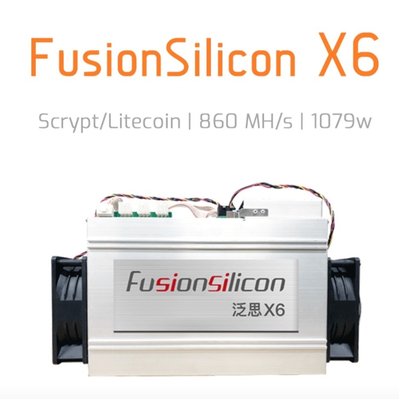 72db Fusionsilicon X6+ Litecoin Miner Asic 23.8GH/S 1450W